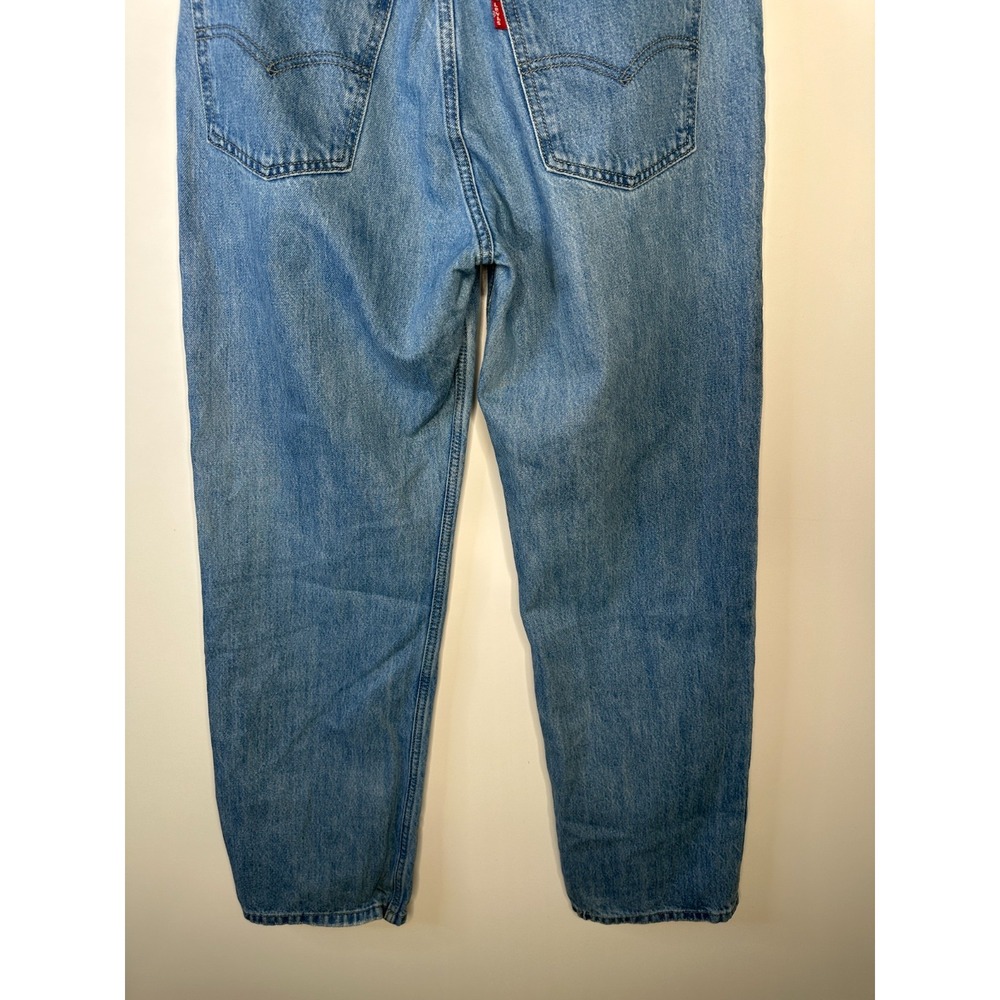 Levi's Low Pro Straight Jeans Women's Size 29 Light Wash Blue Denim Relaxed EUC - Picture 13 of 14